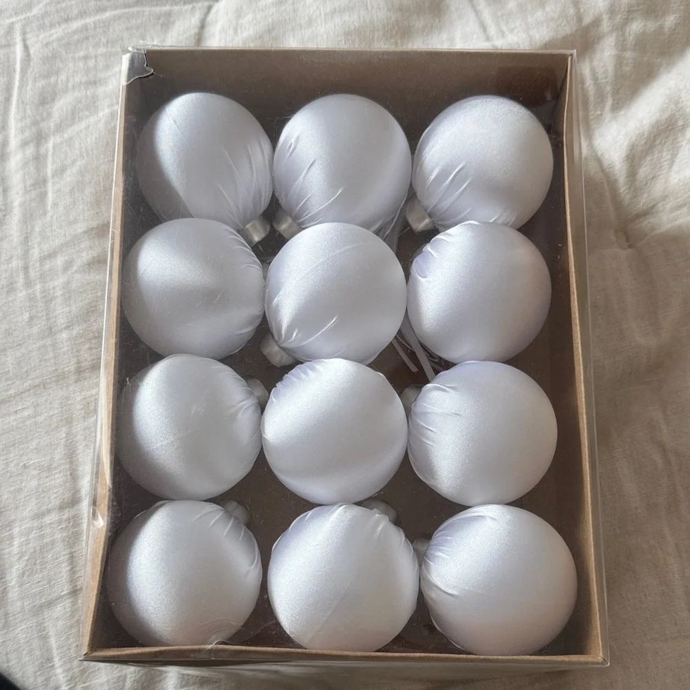 Satin Shatterproof Ornaments